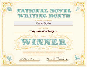 nanowrimo certificate