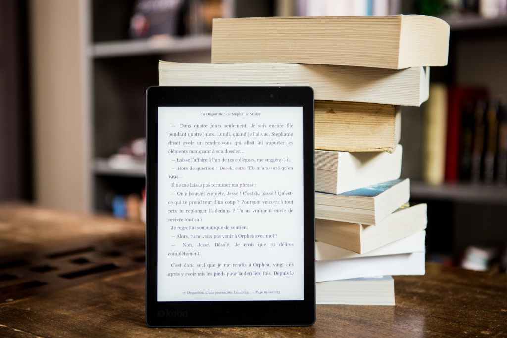 image showing a kindle device